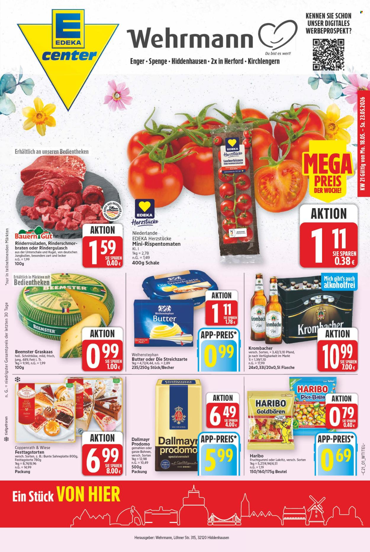 E center Prospekte  - 18.05.2026 - 23.05.2026. Seite 1
