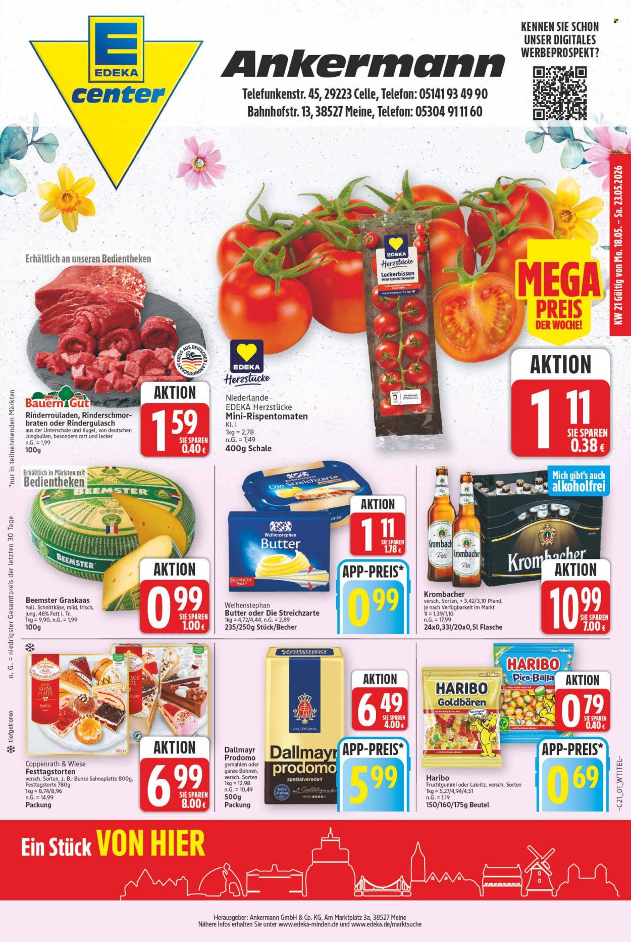 E center Prospekte  - 18.05.2026 - 23.05.2026. Seite 1