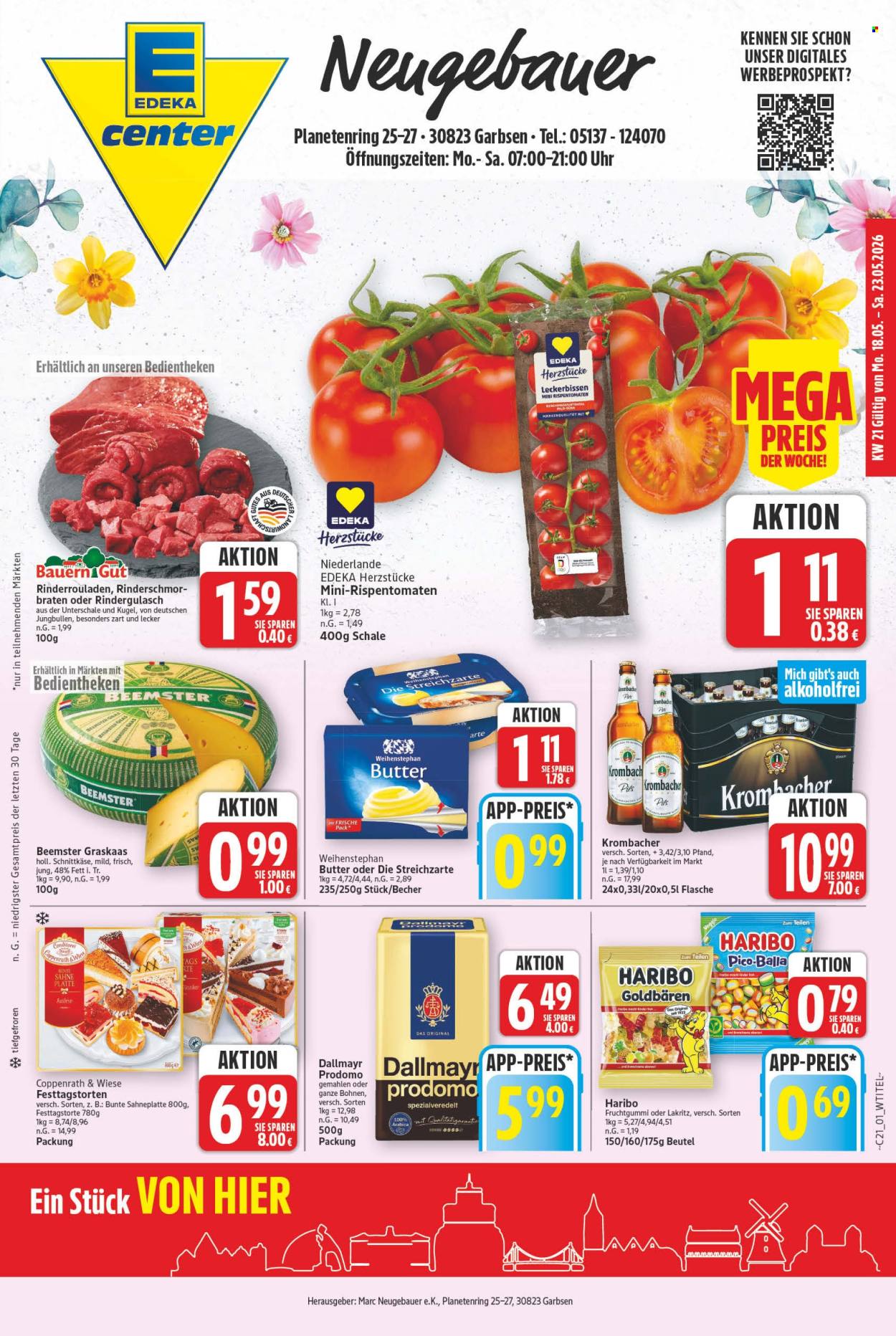 E center Prospekte  - 18.05.2026 - 23.05.2026. Seite 1