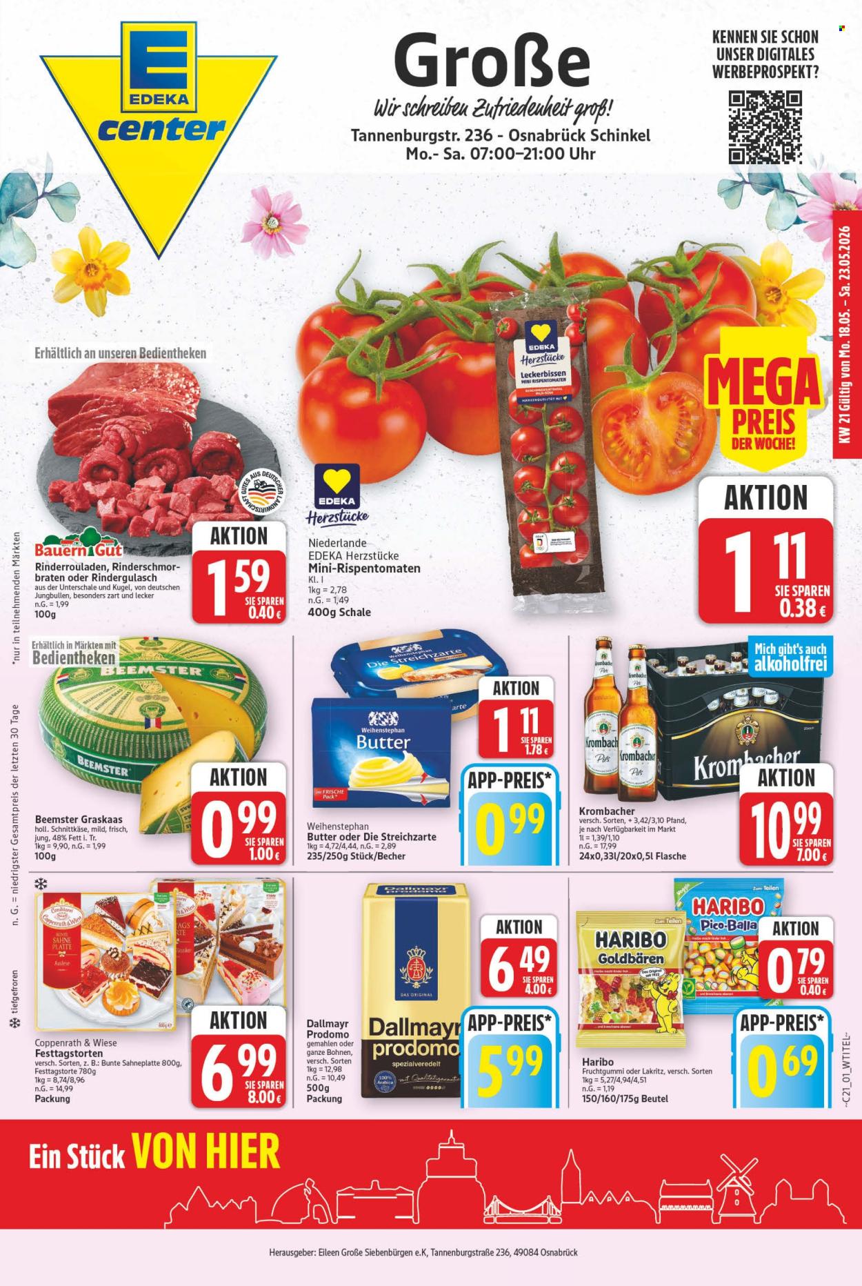 E center Prospekte  - 18.05.2026 - 23.05.2026. Seite 1