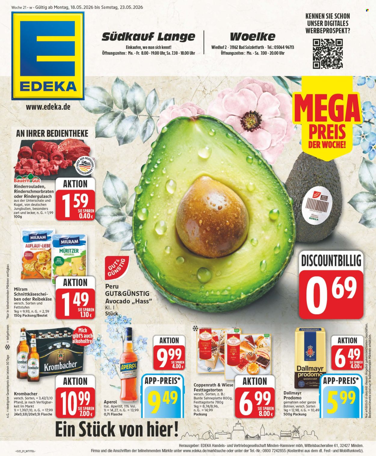 Edeka Prospekte  - 18.05.2026 - 23.05.2026. Seite 1
