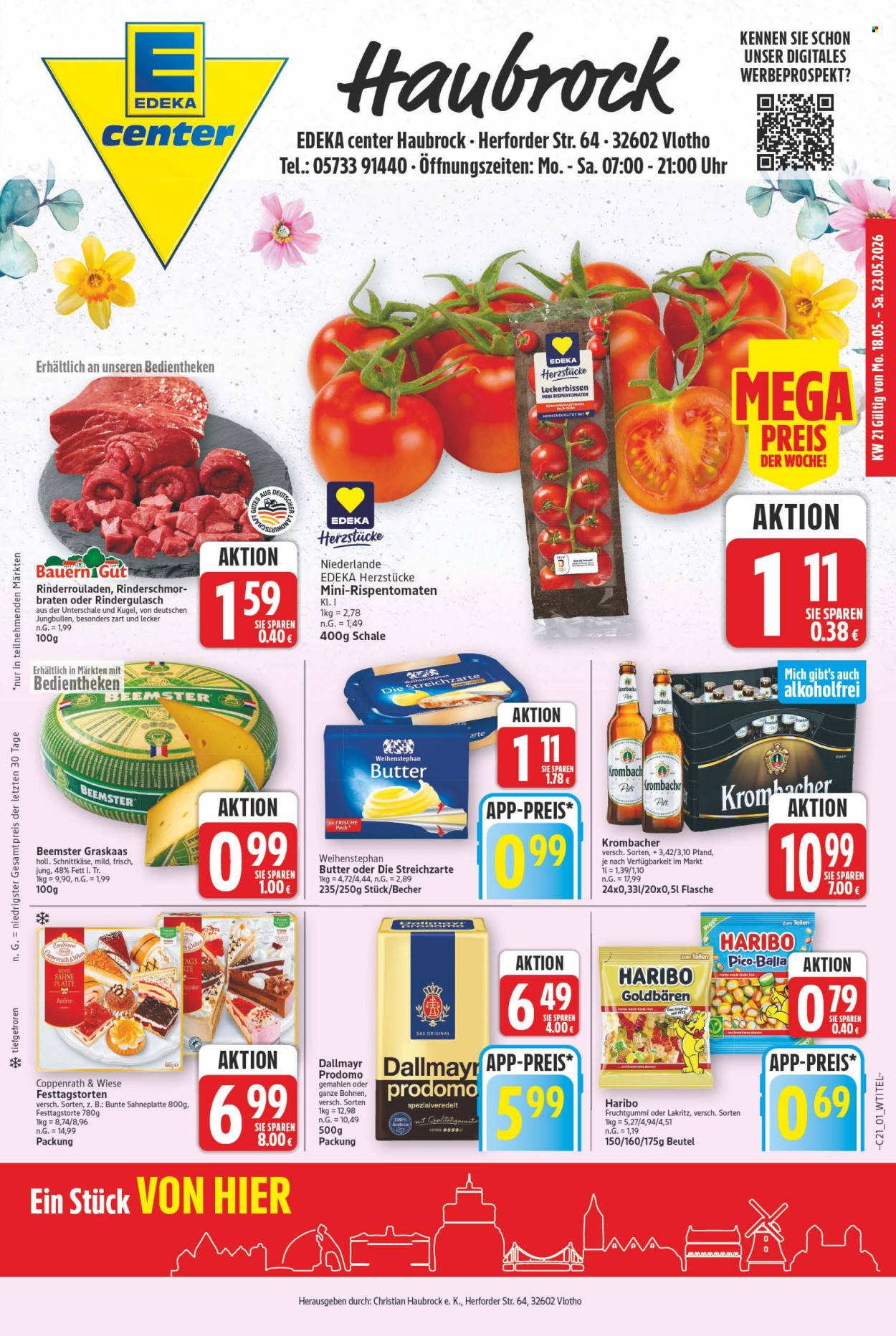 E center Prospekte  - 18.05.2026 - 23.05.2026. Seite 1