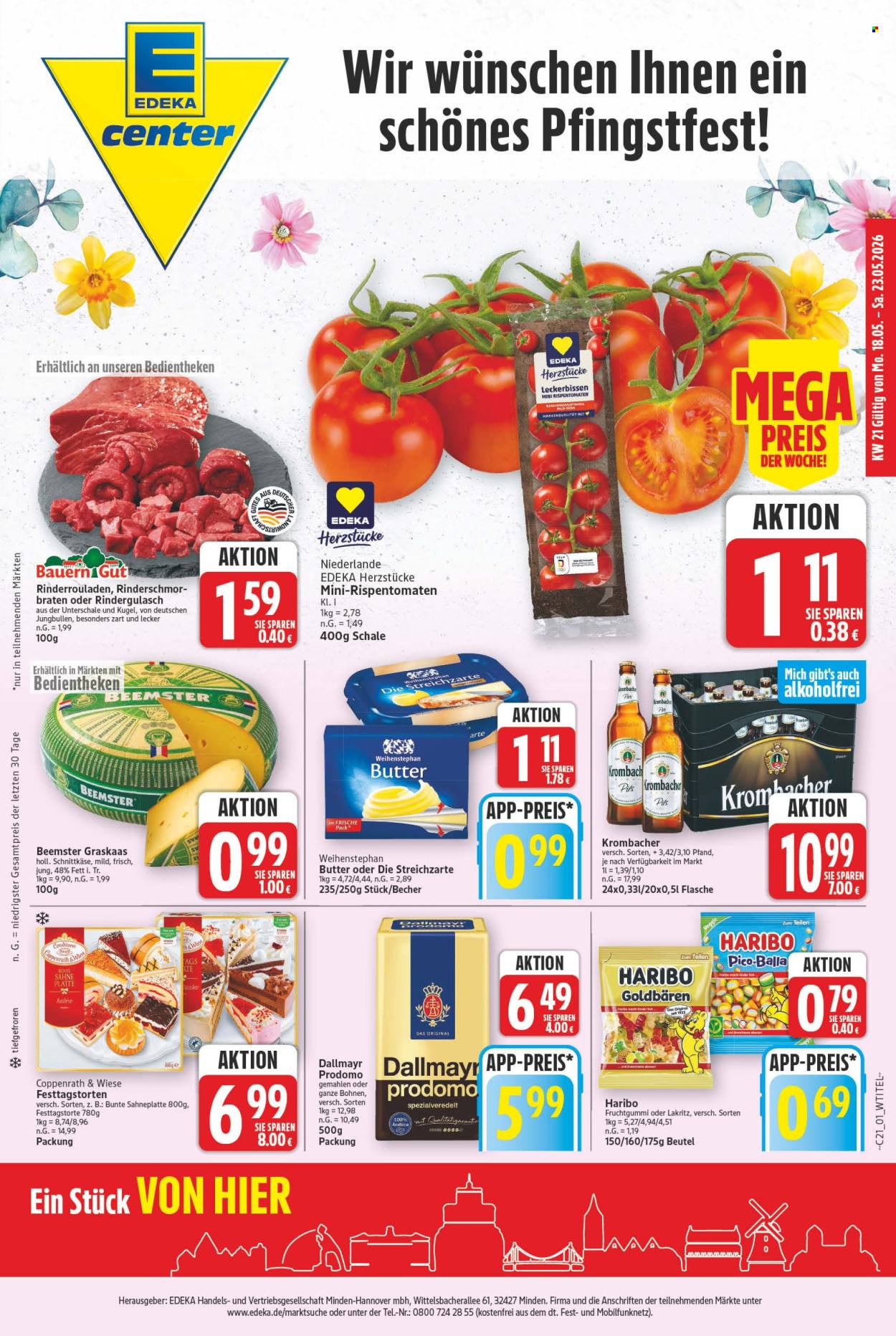E center Prospekte  - 18.05.2026 - 23.05.2026. Seite 1