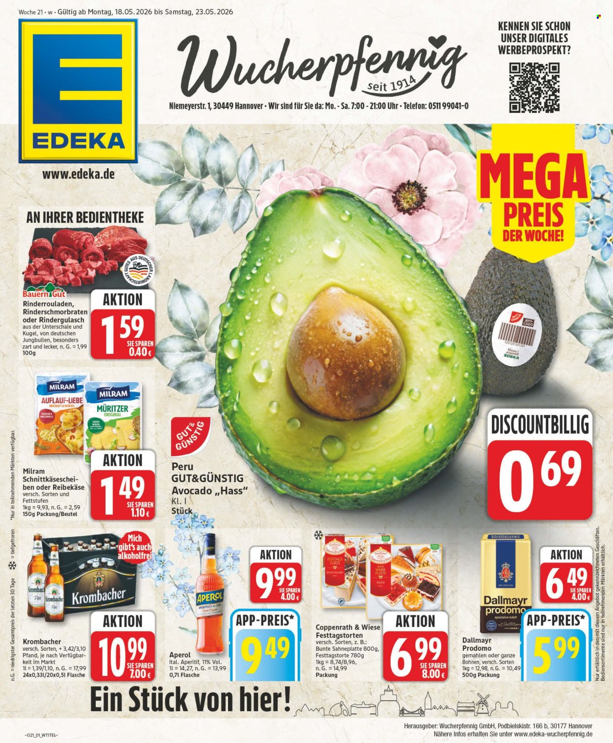 Edeka Prospekte  - 18.05.2026 - 23.05.2026. Seite 1