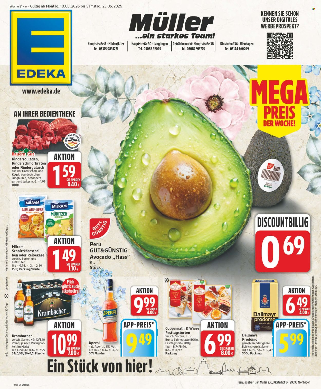 Edeka Prospekte  - 18.05.2026 - 23.05.2026. Seite 1