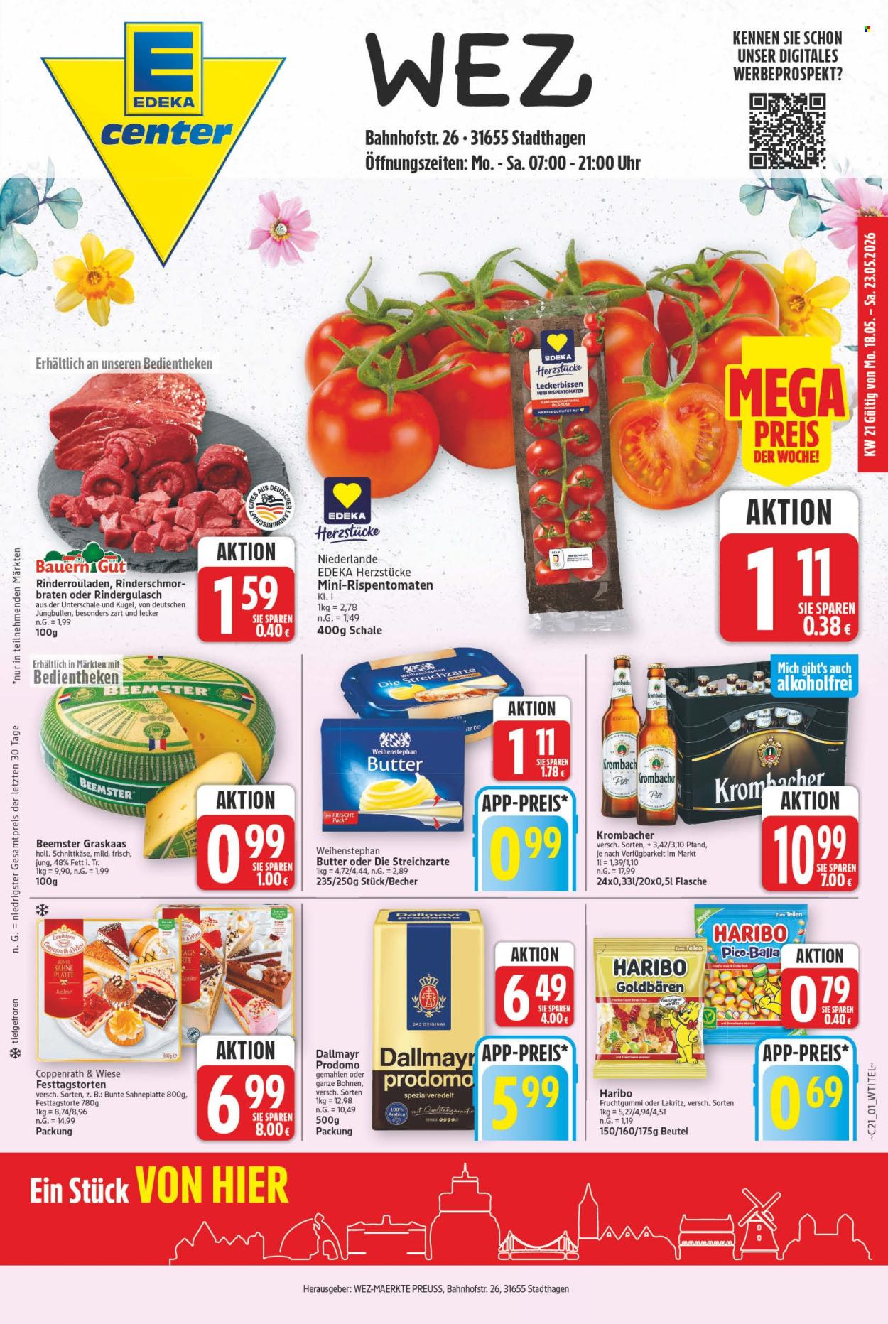 E center Prospekte  - 18.05.2026 - 23.05.2026. Seite 1