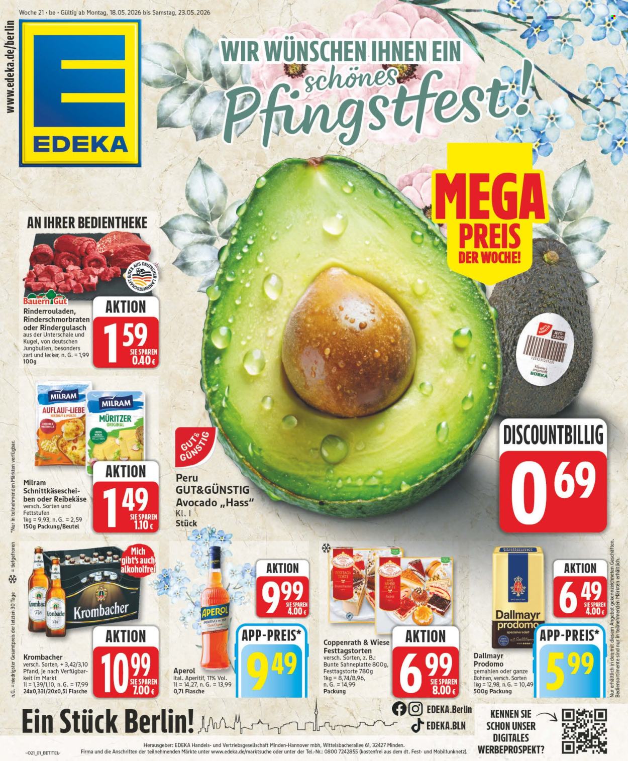 Edeka Prospekte  - 18.05.2026 - 23.05.2026. Seite 1