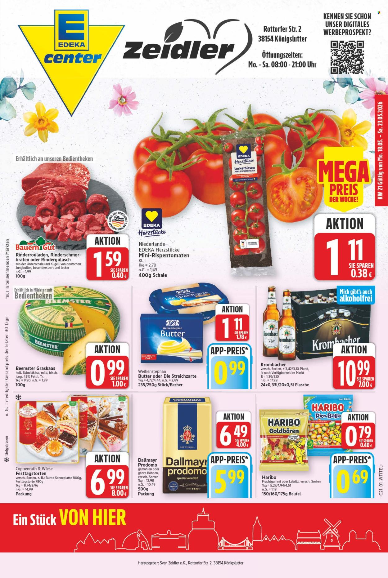 E center Prospekte  - 18.05.2026 - 23.05.2026. Seite 1