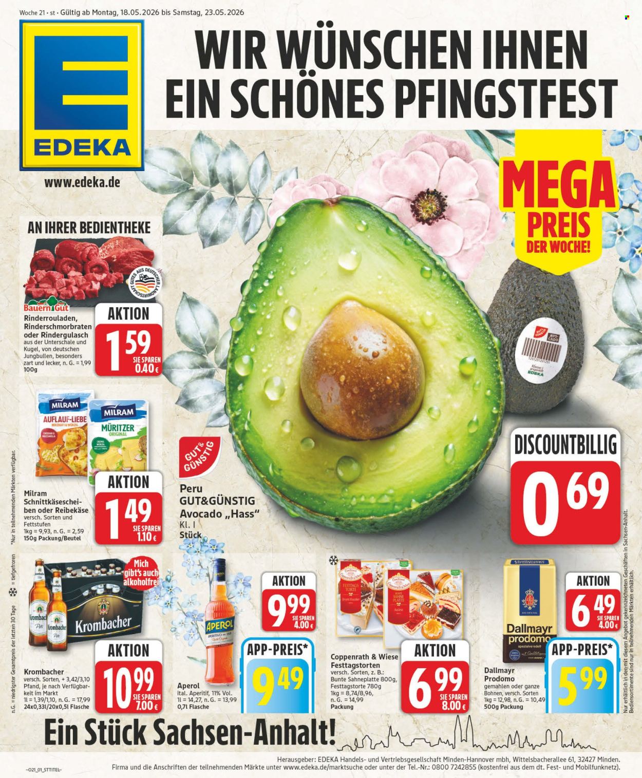 Edeka Prospekte  - 18.05.2026 - 23.05.2026. Seite 1