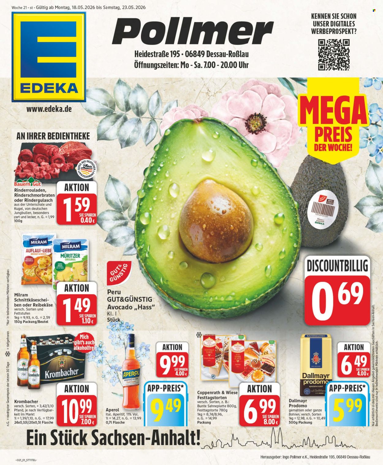 Edeka Prospekte  - 18.05.2026 - 23.05.2026. Seite 1