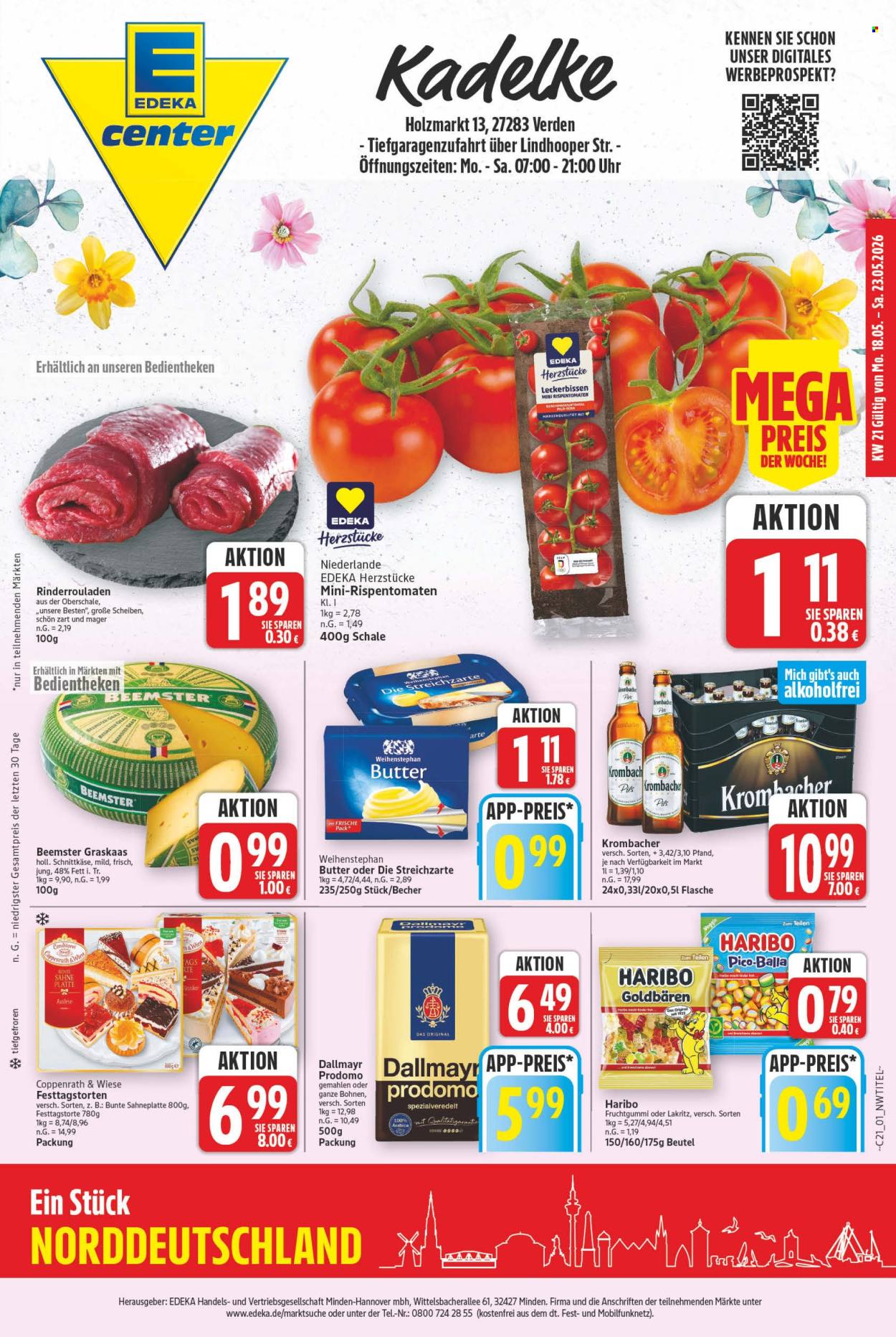 E center Prospekte  - 18.05.2026 - 23.05.2026. Seite 1