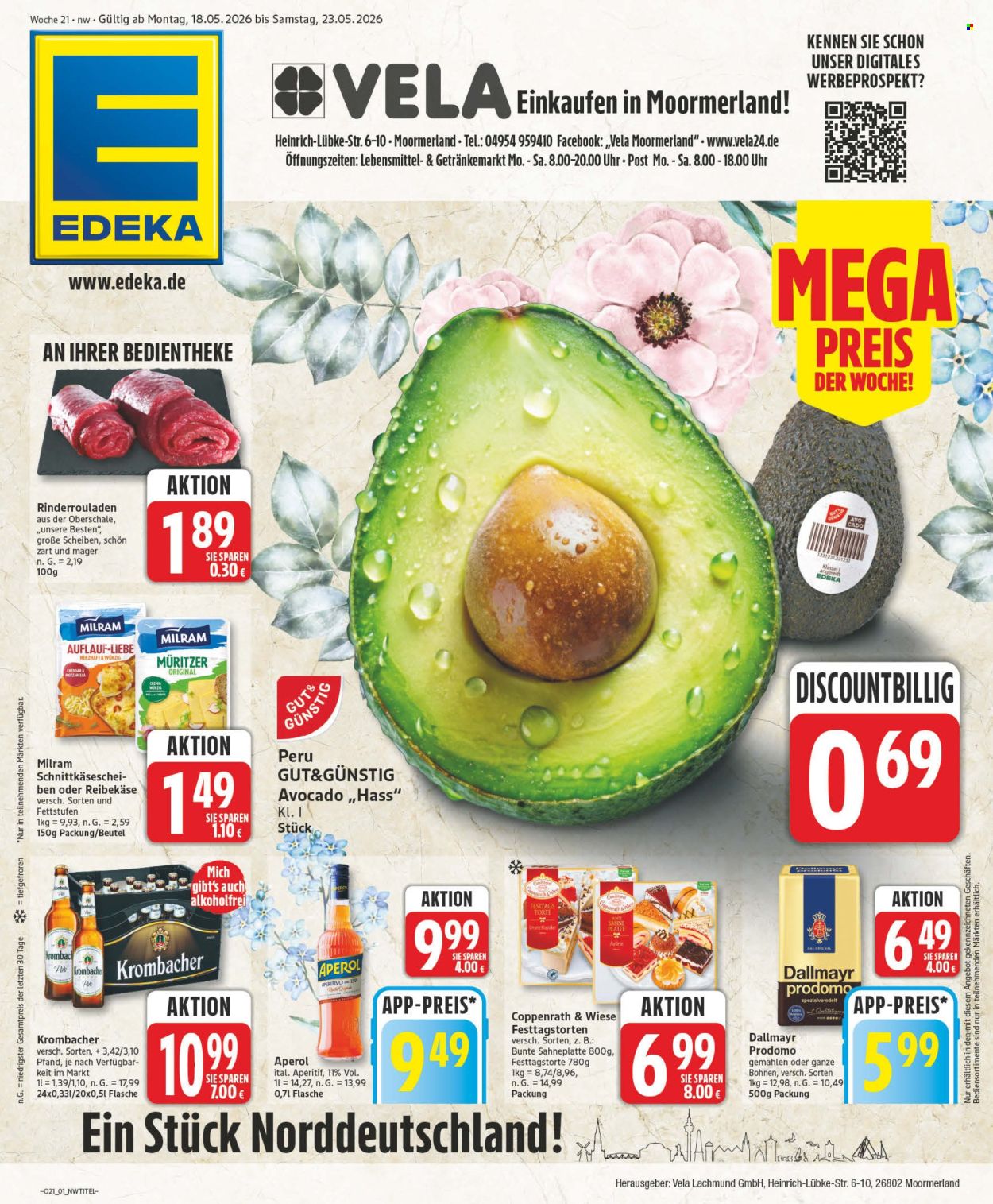 Edeka Prospekte  - 18.05.2026 - 23.05.2026. Seite 1