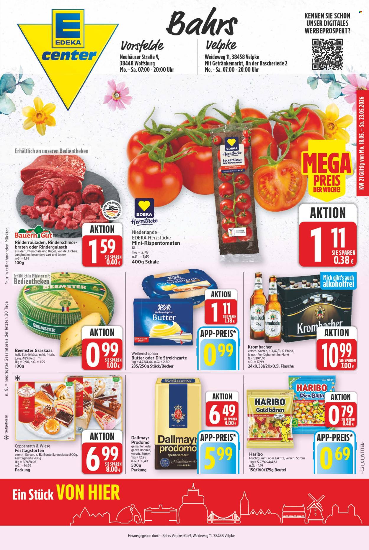 E center Prospekte  - 18.05.2026 - 23.05.2026. Seite 1