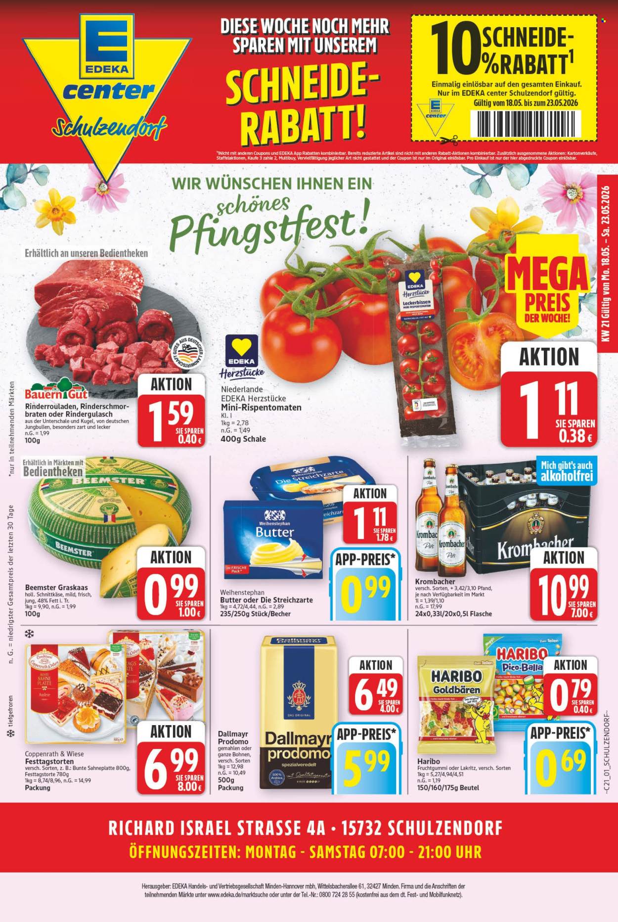 E center Prospekte  - 18.05.2026 - 23.05.2026. Seite 1