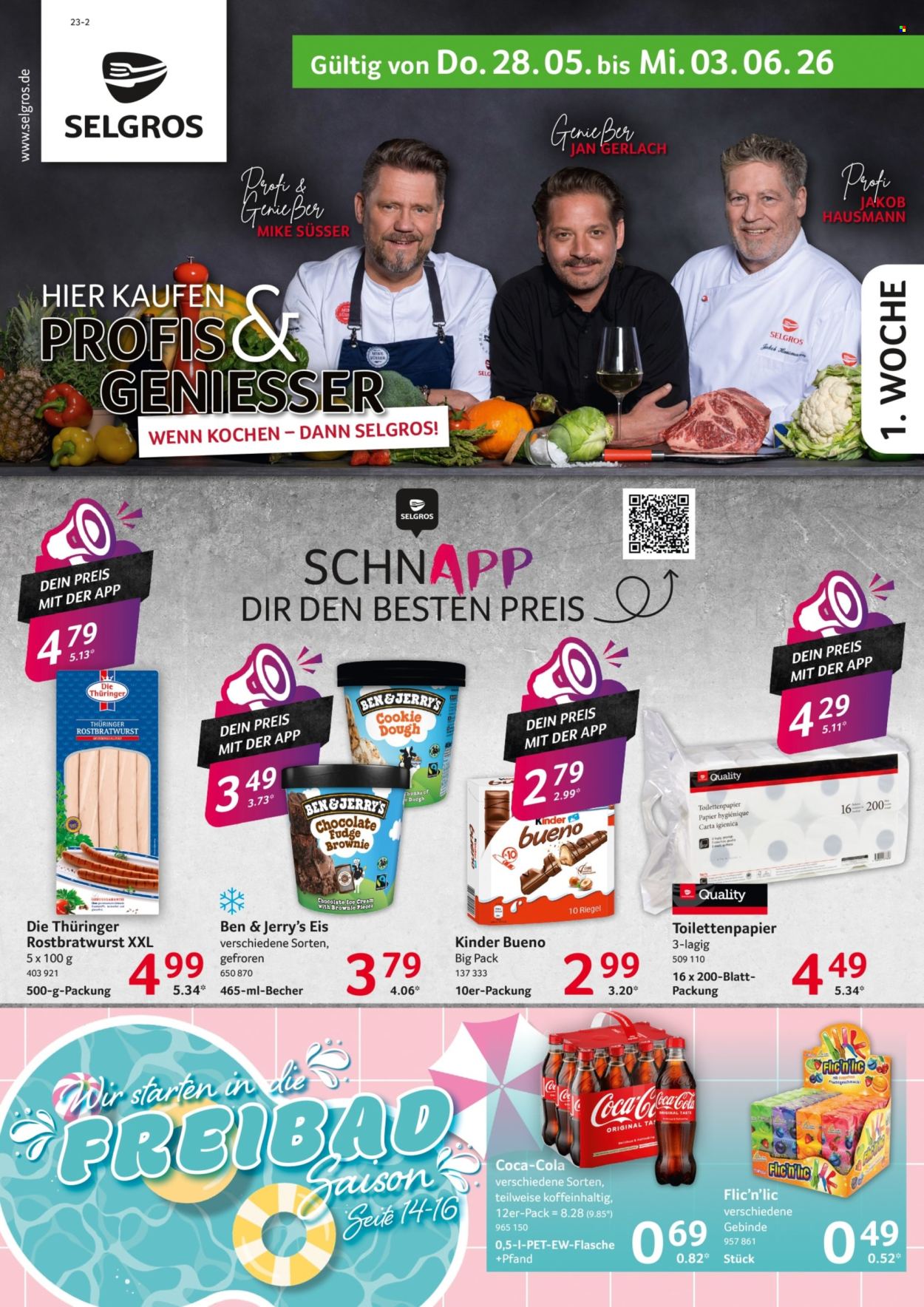 Selgros Prospekte  - 28.05.2026 - 3.06.2026. Seite 1