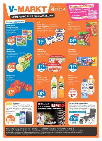 Prospekte V-Markt - 26.05.2026 - 27.05.2026.
