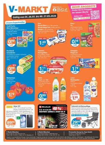 Prospekte V-Markt - 26.05.2026 - 27.05.2026.