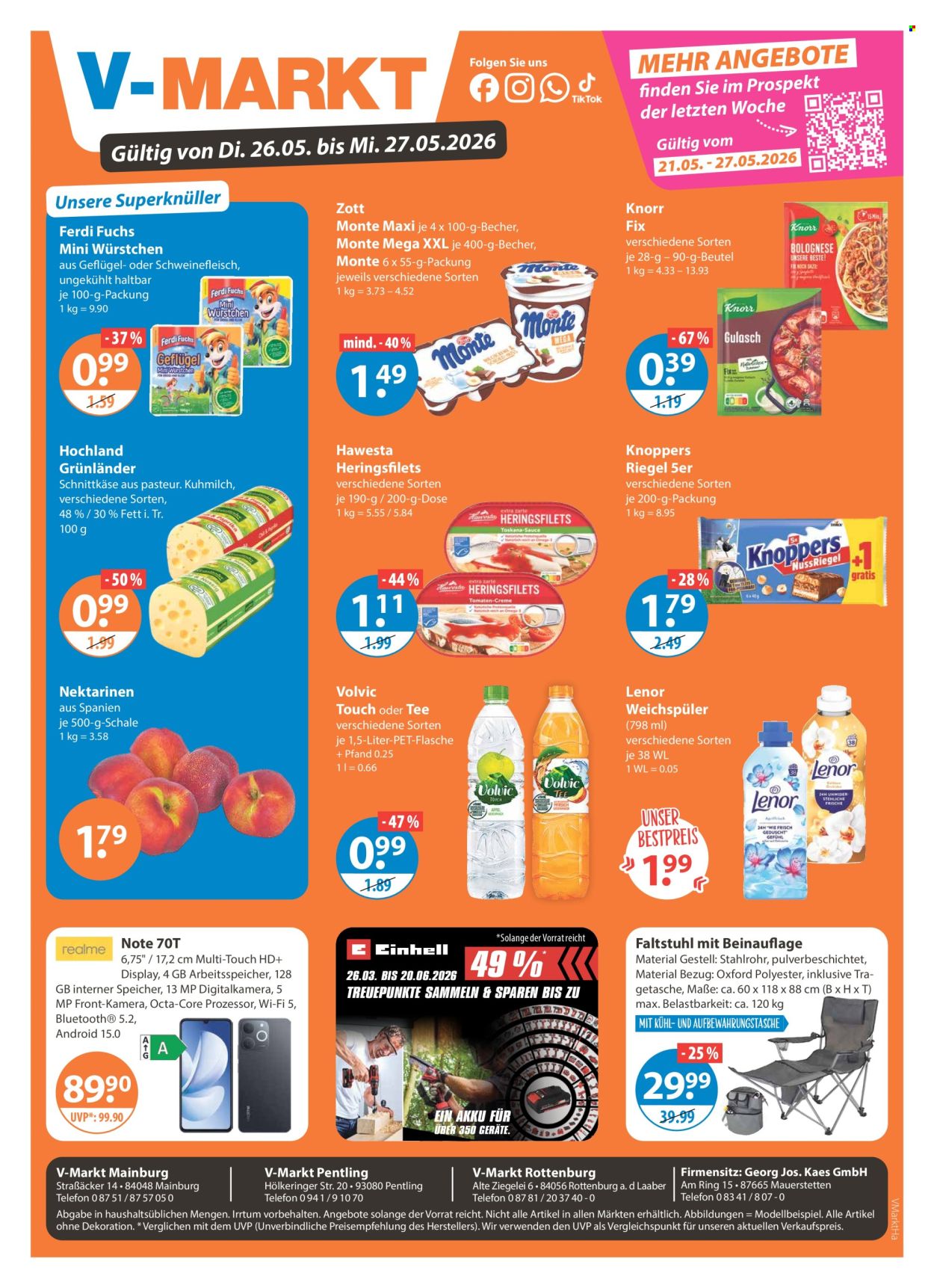V-Markt Prospekte  - 26.05.2026 - 27.05.2026. Seite 1