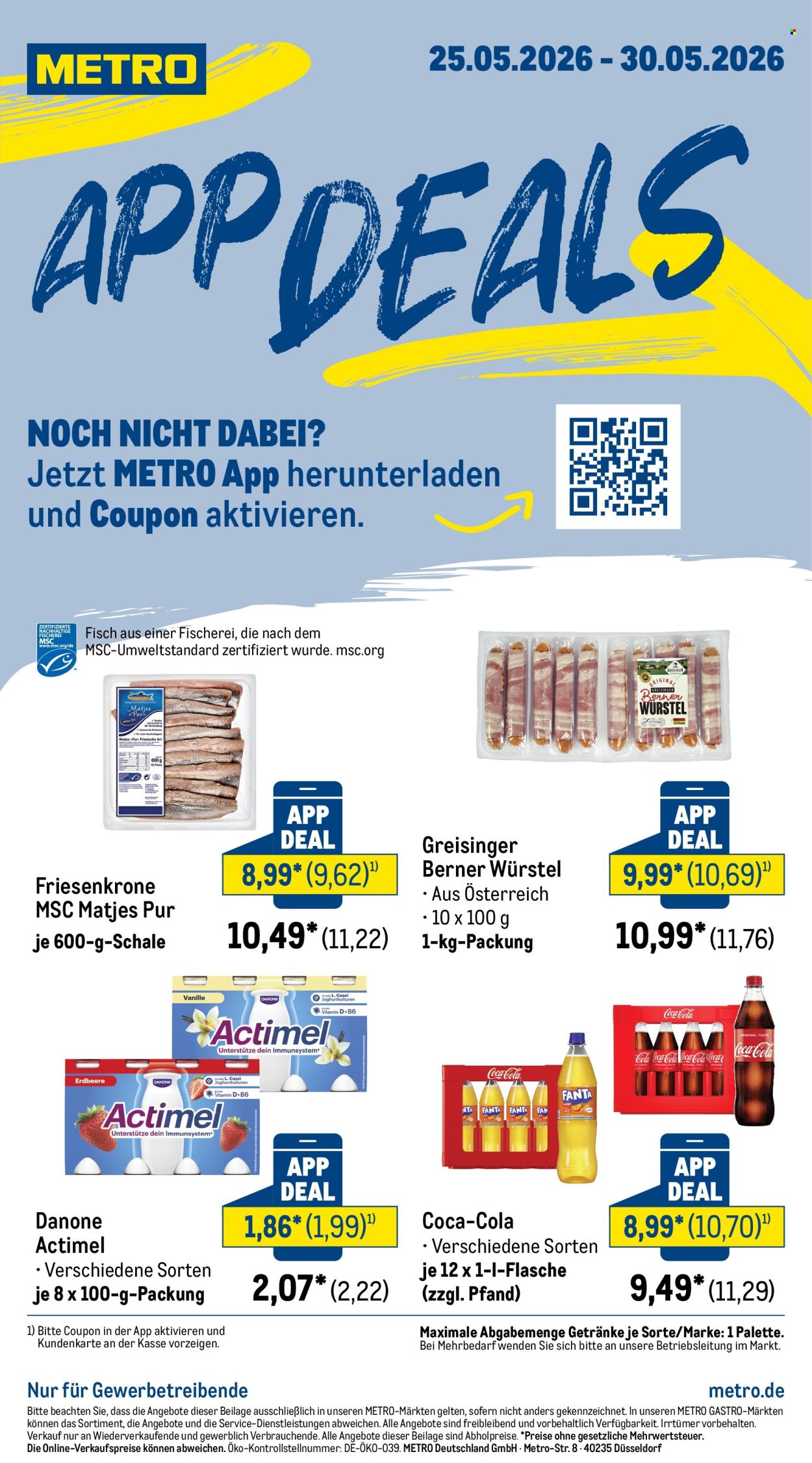 Metro Prospekte  - 25.05.2026 - 30.05.2026. Seite 1