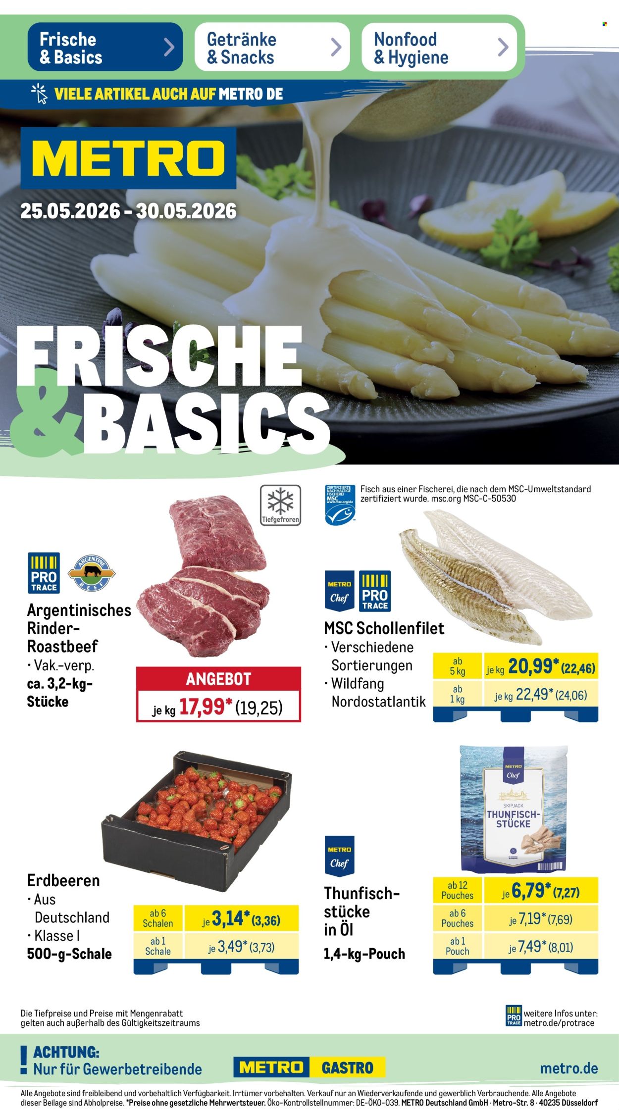 Metro Prospekte  - 25.05.2026 - 30.05.2026. Seite 1