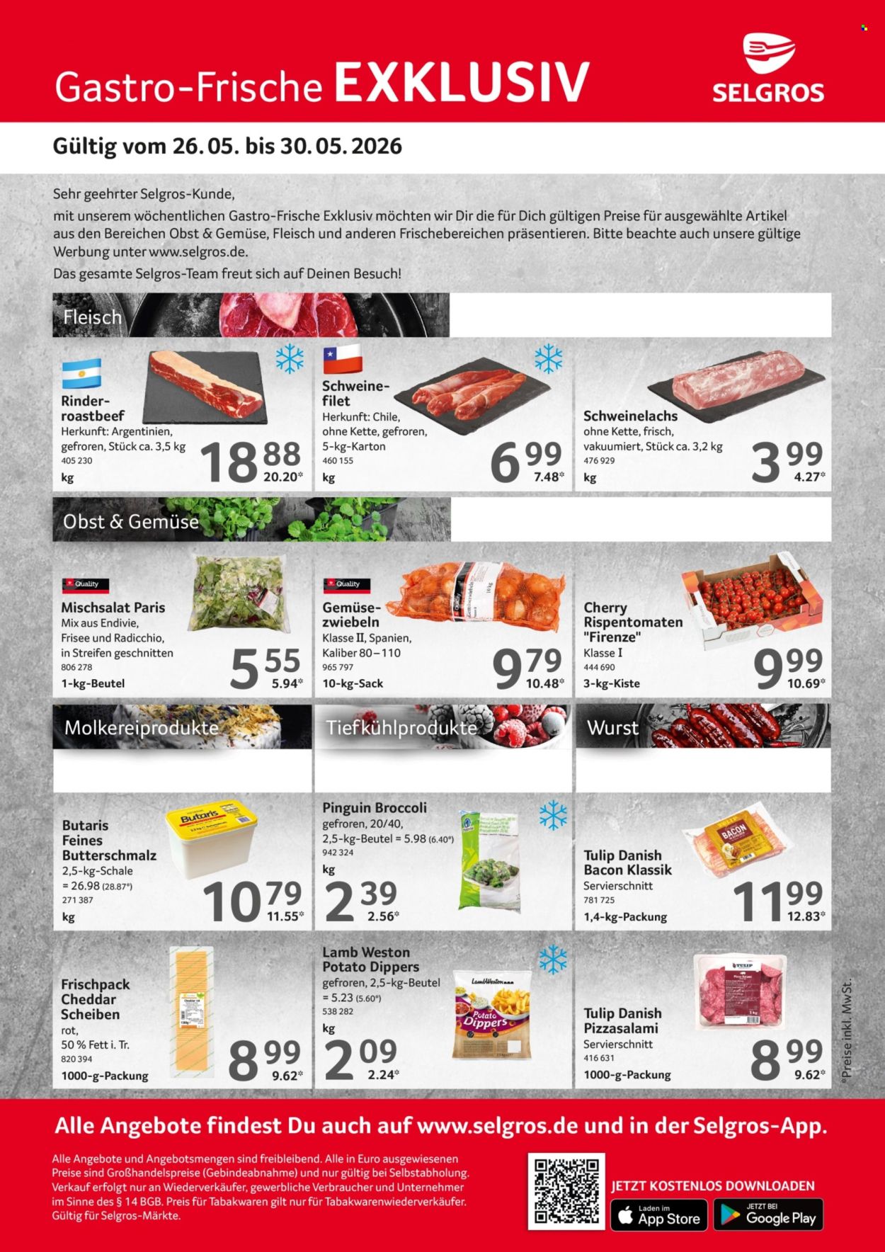 Selgros Prospekte  - 26.05.2026 - 30.05.2026. Seite 1