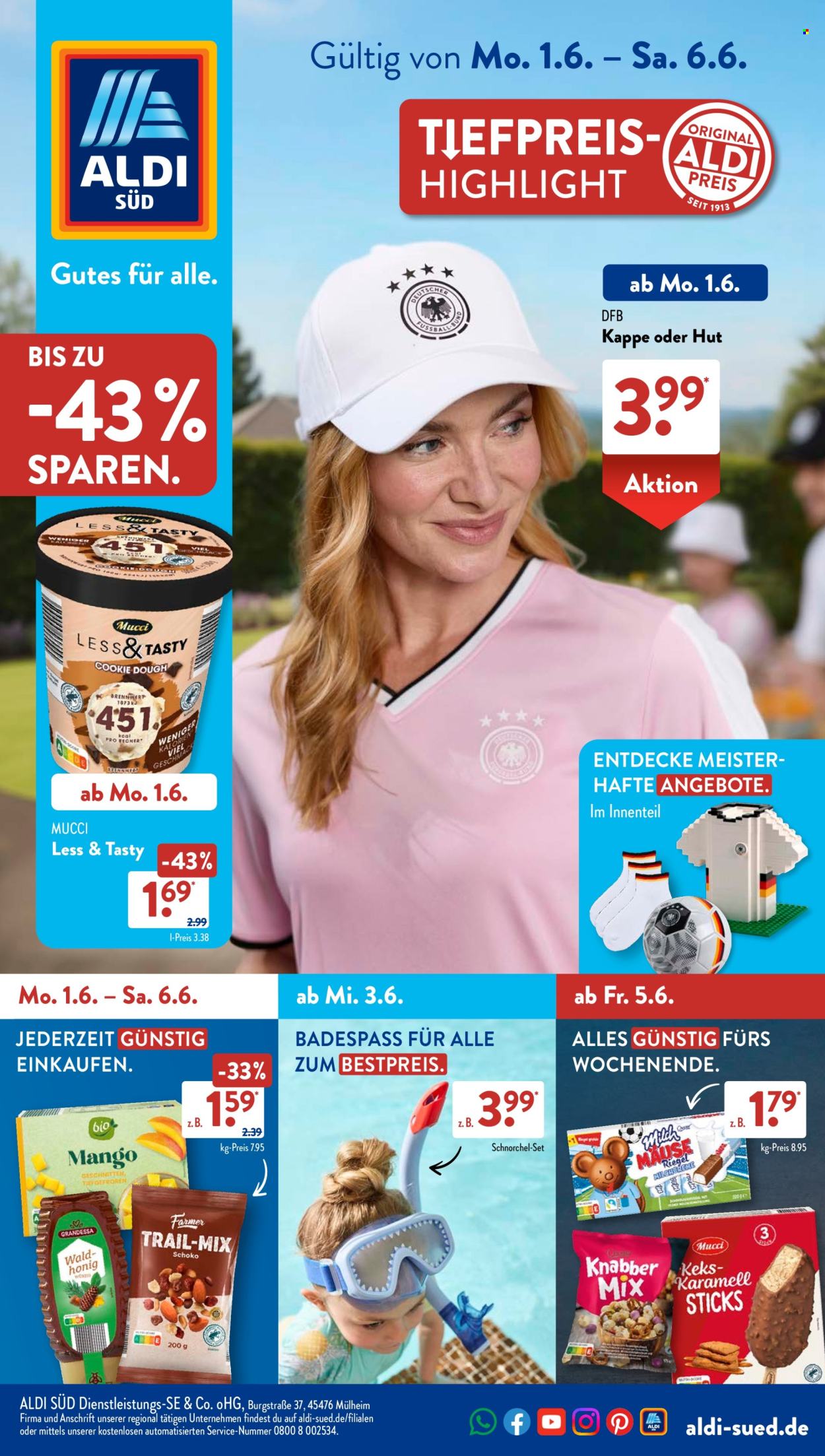 ALDI SÜD Prospekte  - 1.06.2026 - 6.06.2026. Seite 1