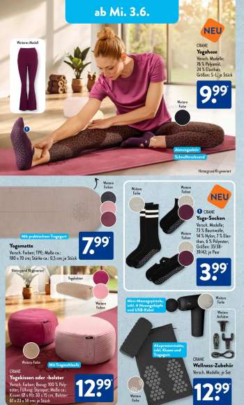 thumbnail - CRANE Yogakissen oder -bolster
