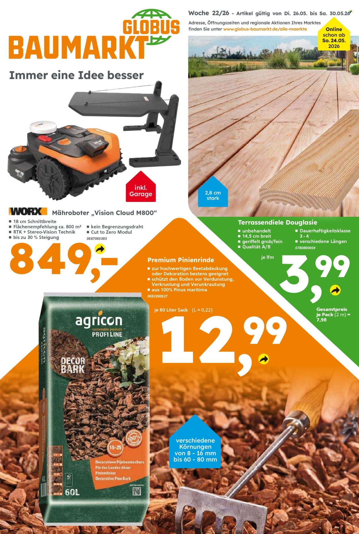 Globus Baumarkt Prospekte  - 26.05.2026 - 30.05.2026. Seite 1