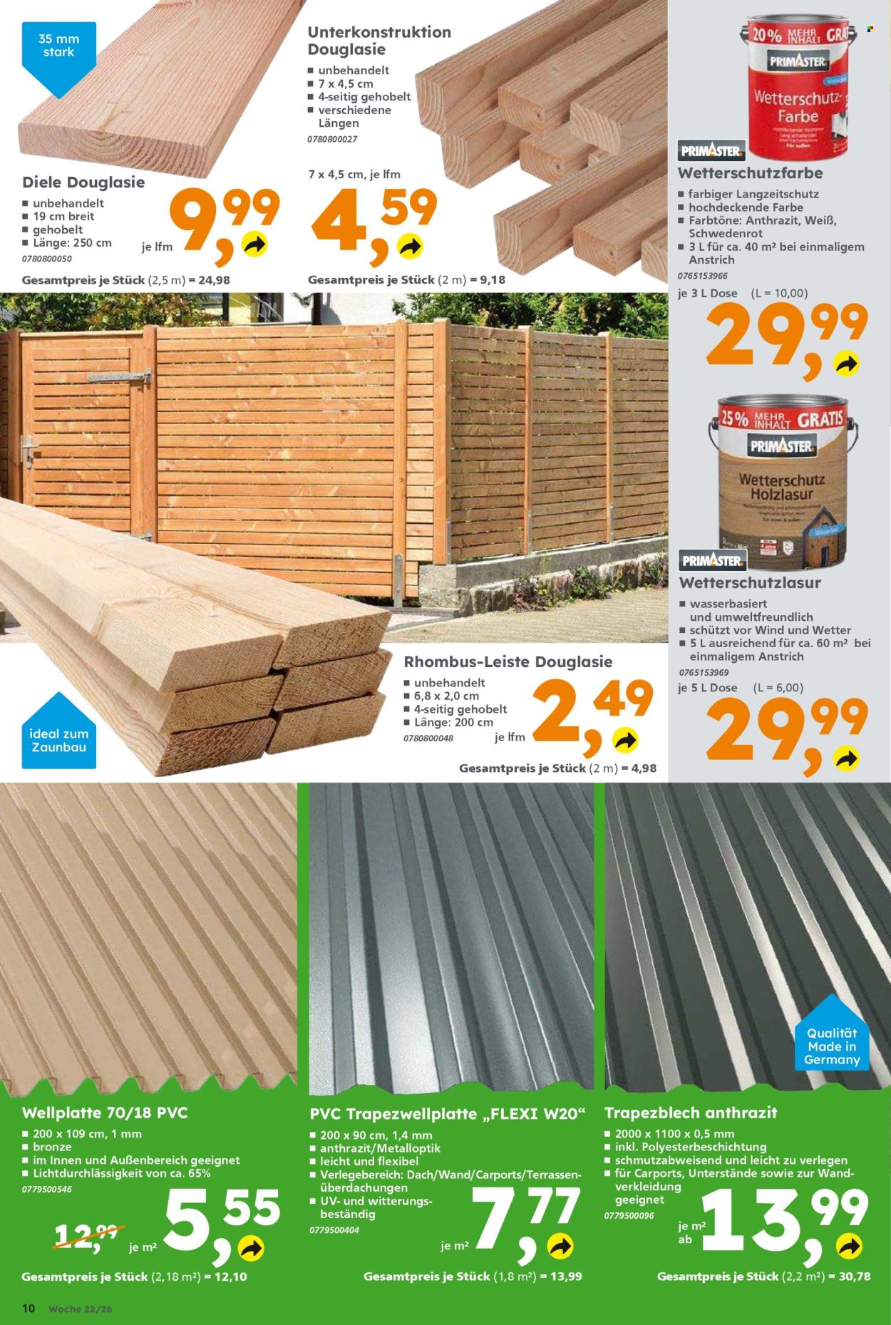 Globus Baumarkt Prospekte  - 26.05.2026 - 30.05.2026. Seite 10