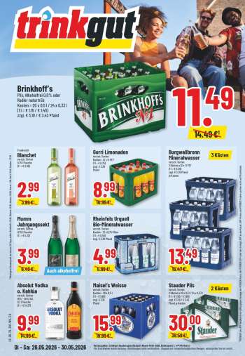 Prospekte trinkgut - 26.05.2026 - 30.05.2026.