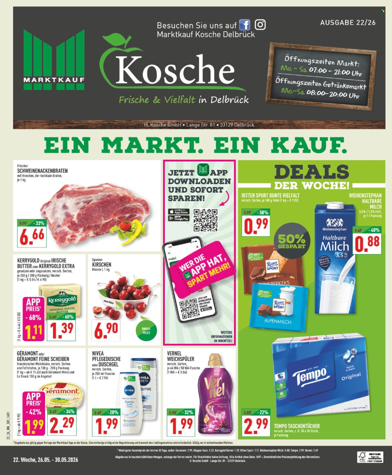 Marktkauf Prospekte  - 26.05.2026 - 30.05.2026. Seite 1