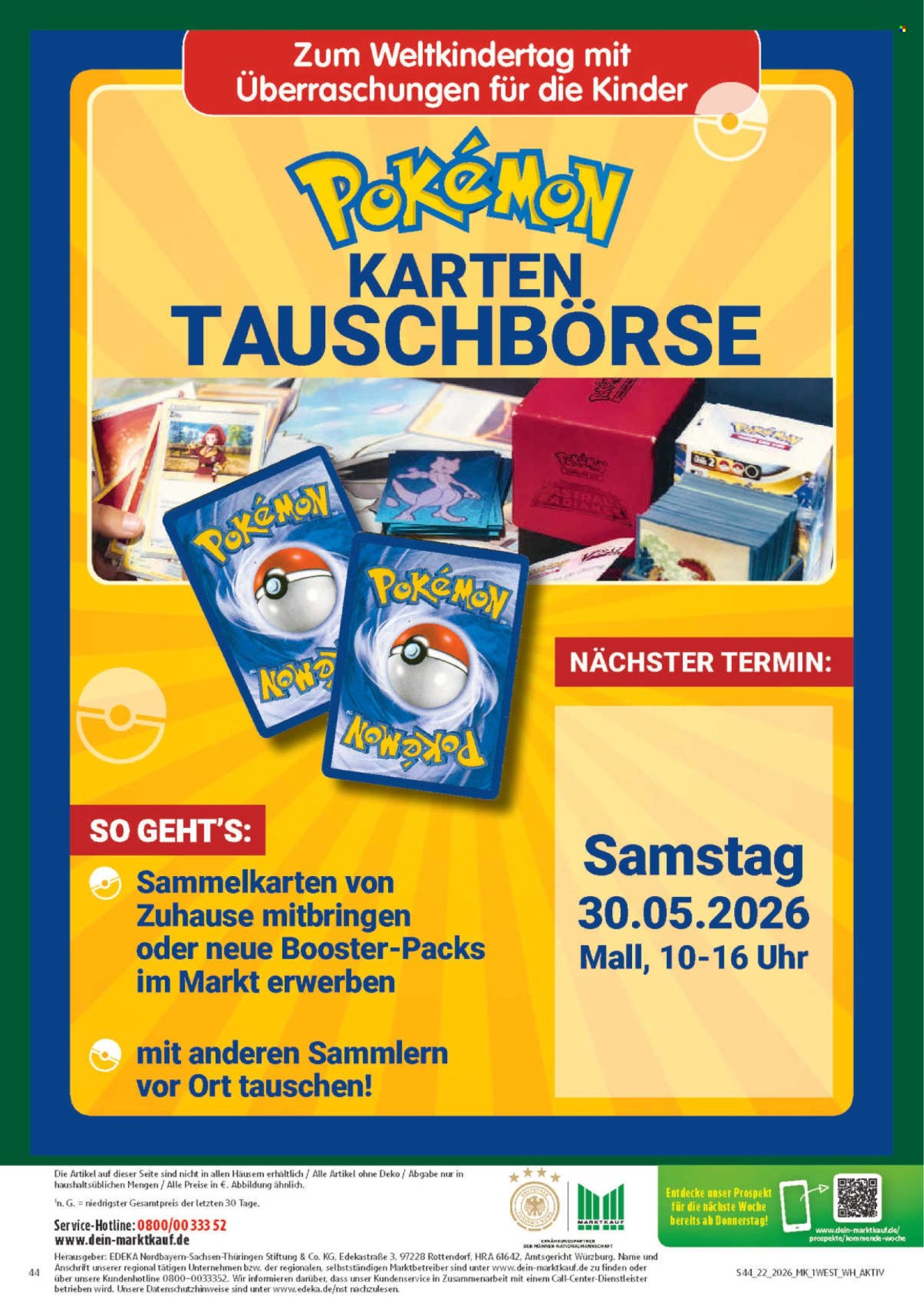 Marktkauf Prospekte  - 26.05.2026 - 30.05.2026. Seite 44