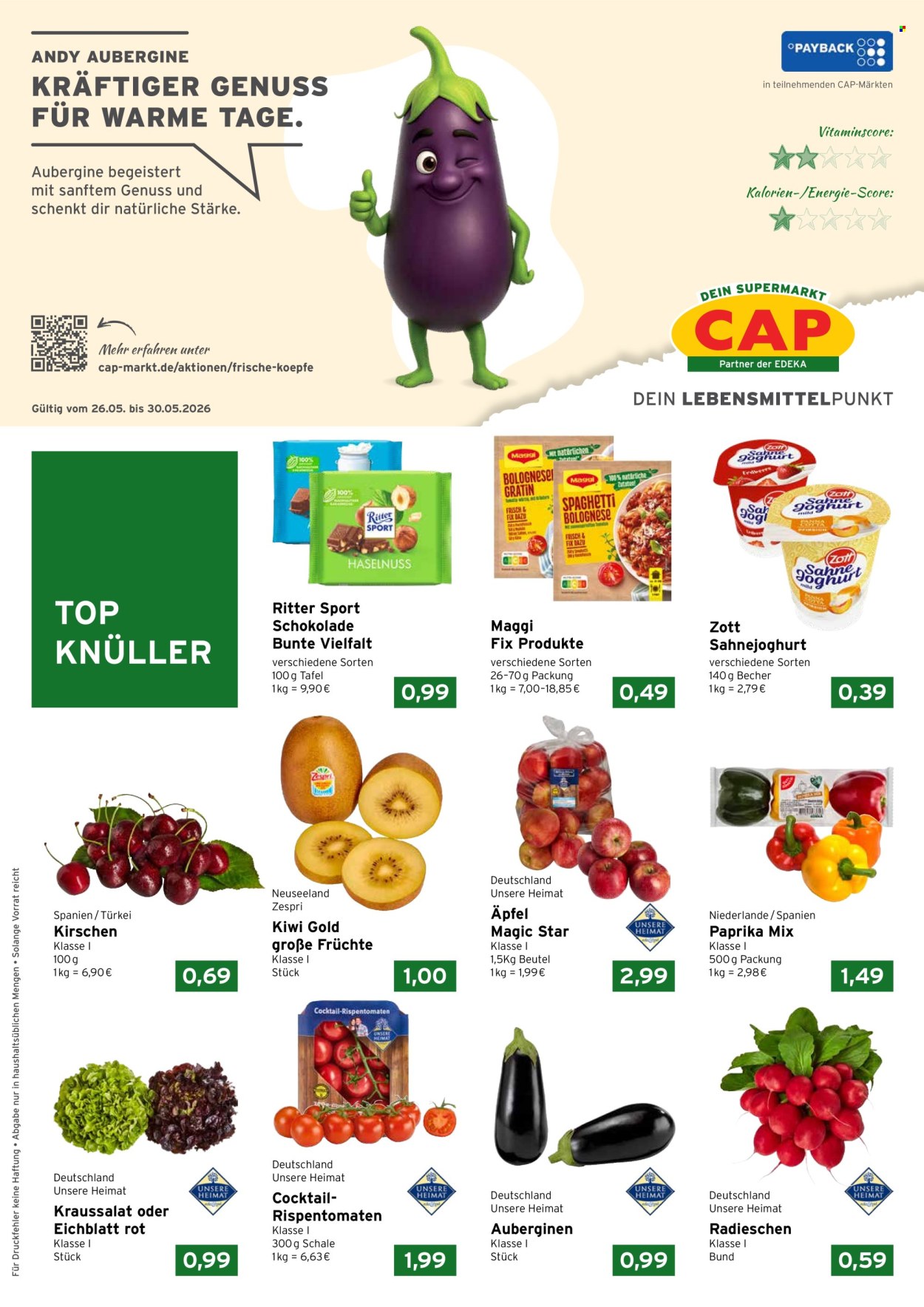 CAP-Markt Prospekte  - 26.05.2026 - 30.05.2026. Seite 1