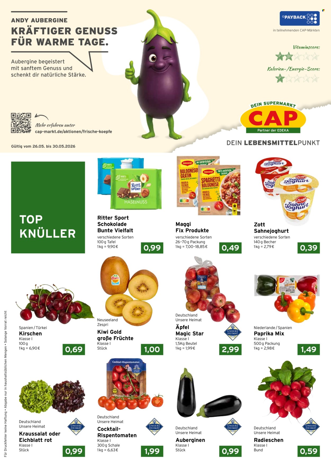 CAP-Markt Prospekte  - 26.05.2026 - 30.05.2026. Seite 1