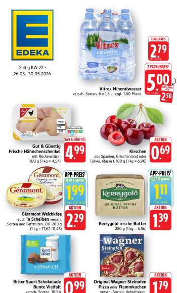 Prospekte Edeka - 26.05.2026 - 30.05.2026.
