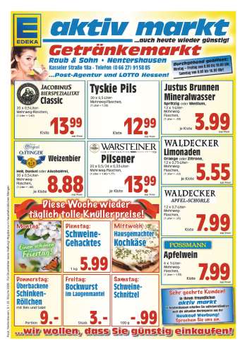Prospekte Edeka - 26.05.2026 - 30.05.2026.