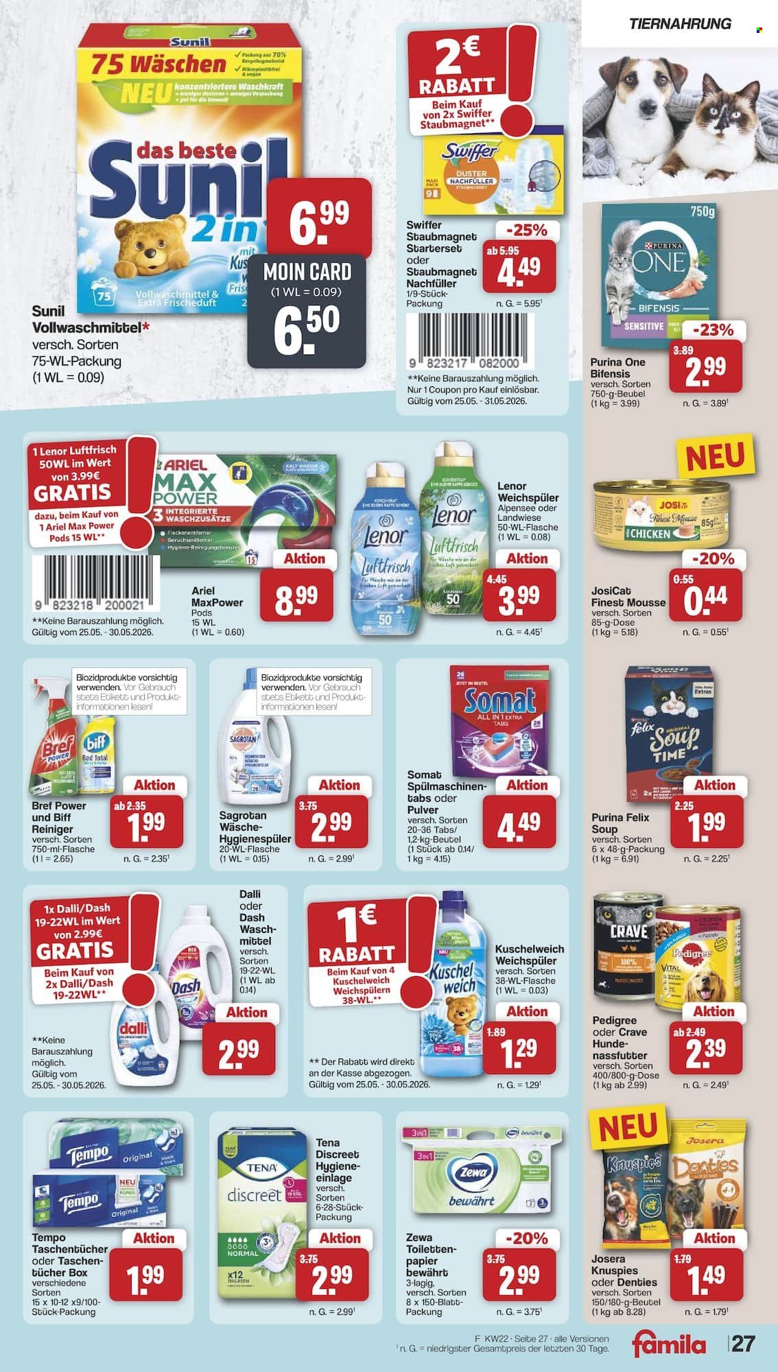 famila Prospekte  - 26.05.2026 - 30.05.2026. Seite 27