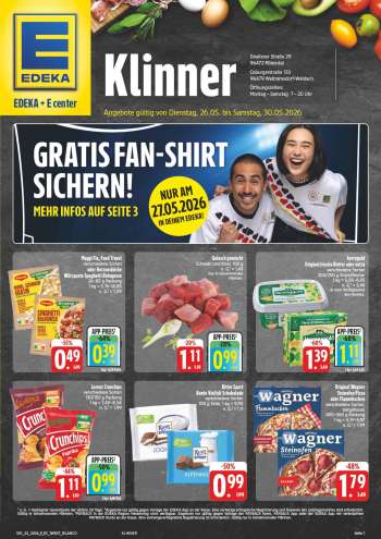 Prospekte Edeka - 26.05.2026 - 30.05.2026.