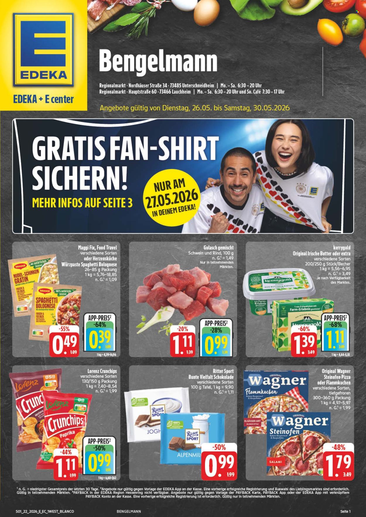 Edeka Prospekte  - 26.05.2026 - 30.05.2026. Seite 1