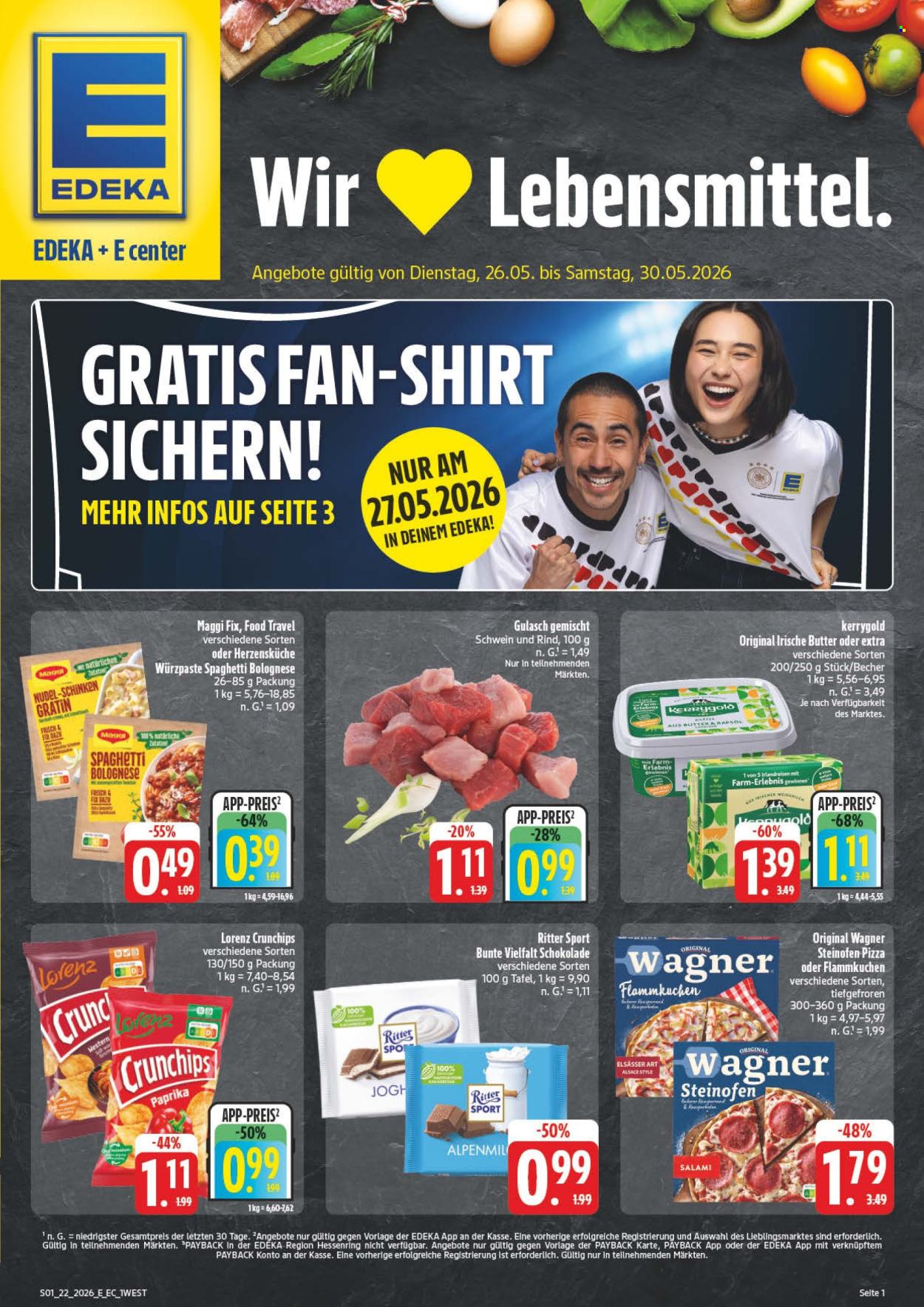Edeka Prospekte  - 26.05.2026 - 30.05.2026. Seite 1