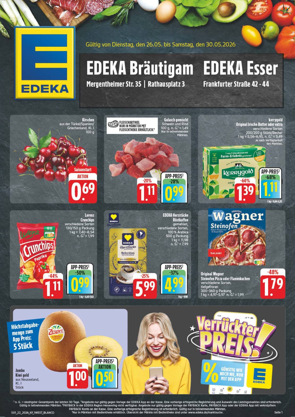 Edeka Prospekte  - 26.05.2026 - 30.05.2026. Seite 1