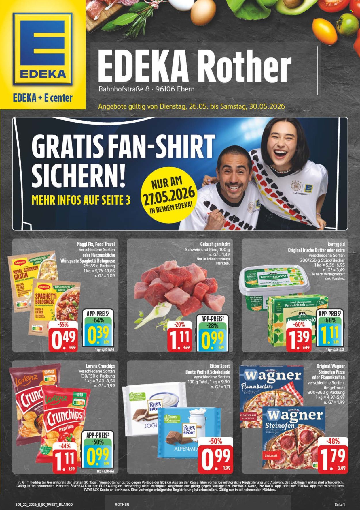 Edeka Prospekte  - 26.05.2026 - 30.05.2026. Seite 1