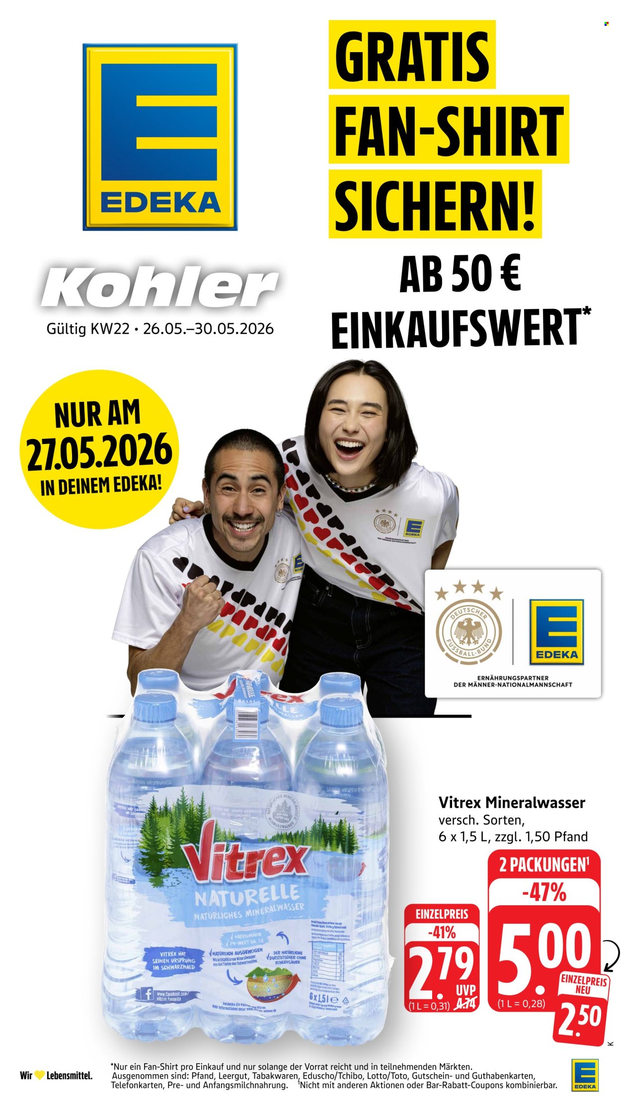 Edeka Prospekte  - 26.05.2026 - 30.05.2026. Seite 1