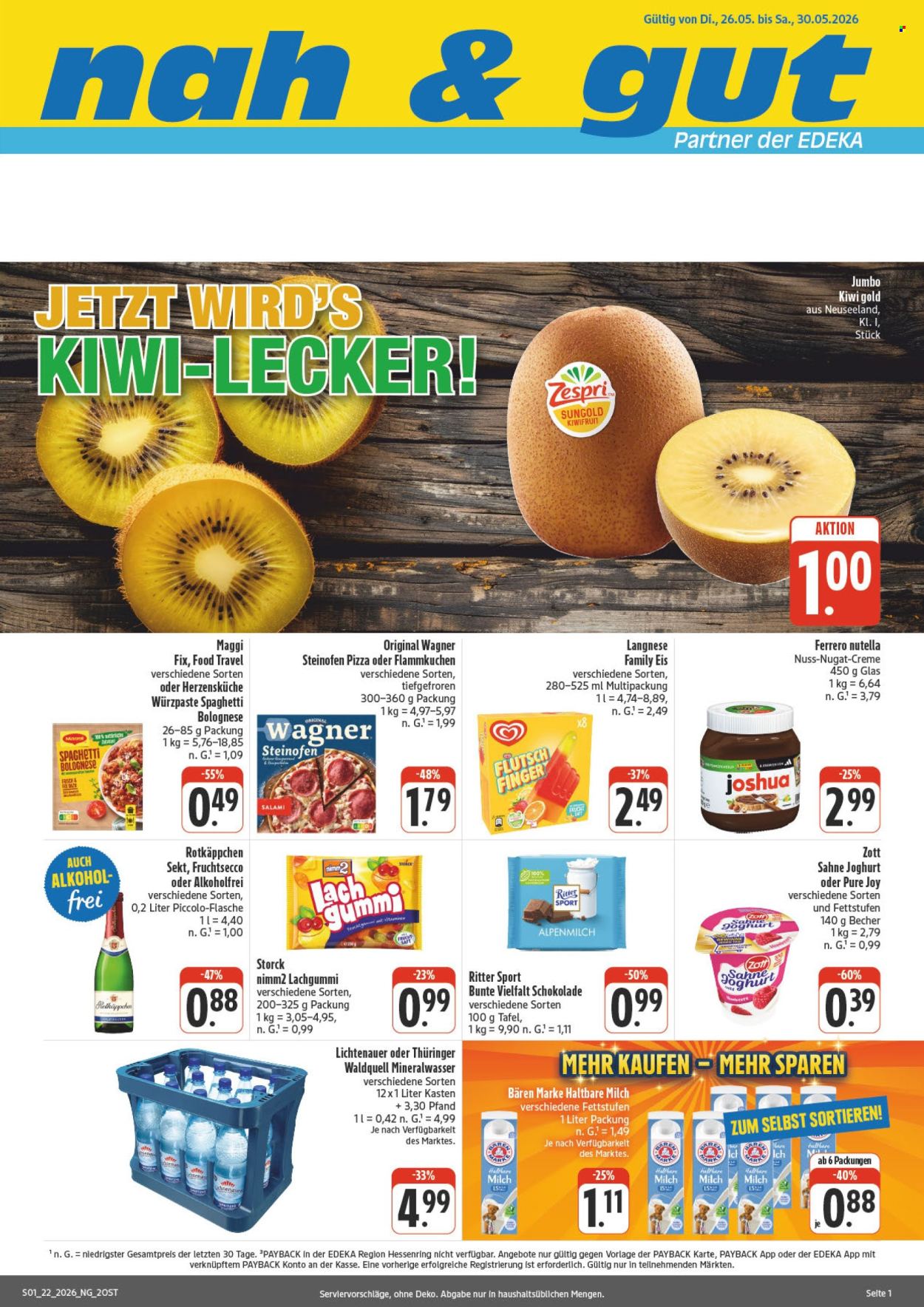 Edeka Prospekte  - 26.05.2026 - 30.05.2026. Seite 1