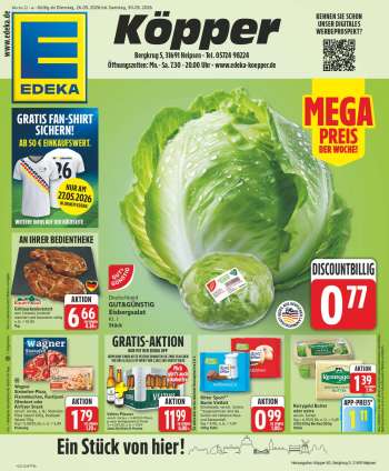 Prospekte Edeka - 26.05.2026 - 30.05.2026.