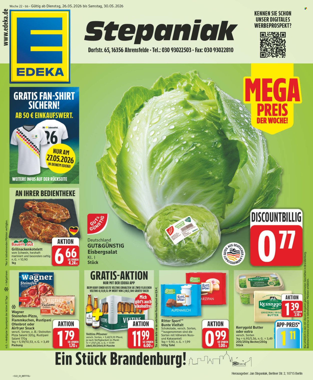 Edeka Prospekte  - 26.05.2026 - 30.05.2026. Seite 1