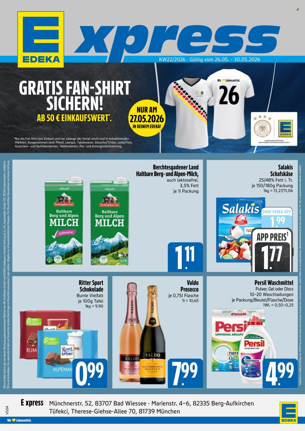 Edeka Prospekte  - 26.05.2026 - 30.05.2026. Seite 1