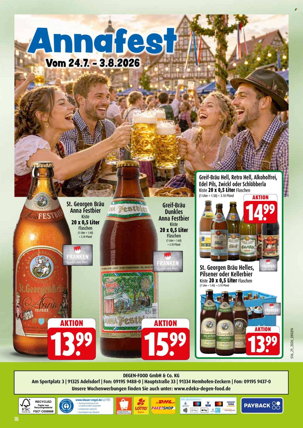 Edeka Prospekte  - 26.05.2026 - 30.05.2026. Seite 16