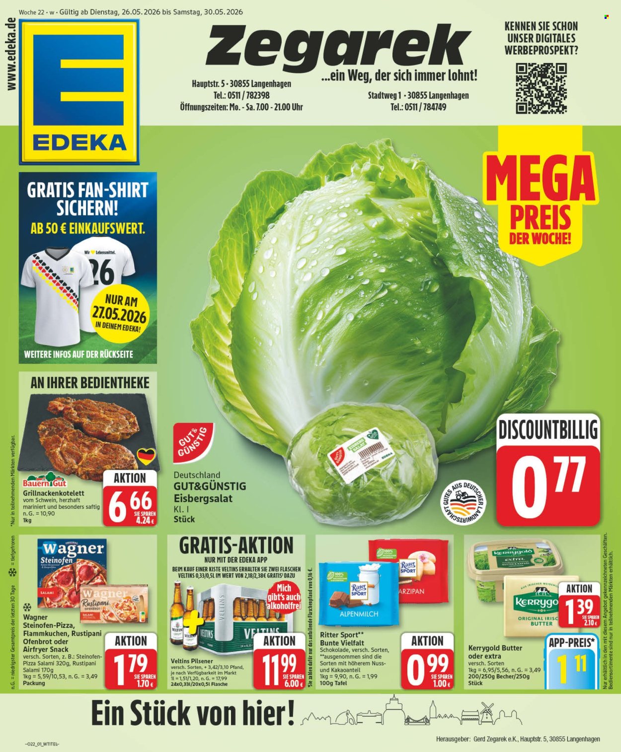 Edeka Prospekte  - 26.05.2026 - 30.05.2026. Seite 1