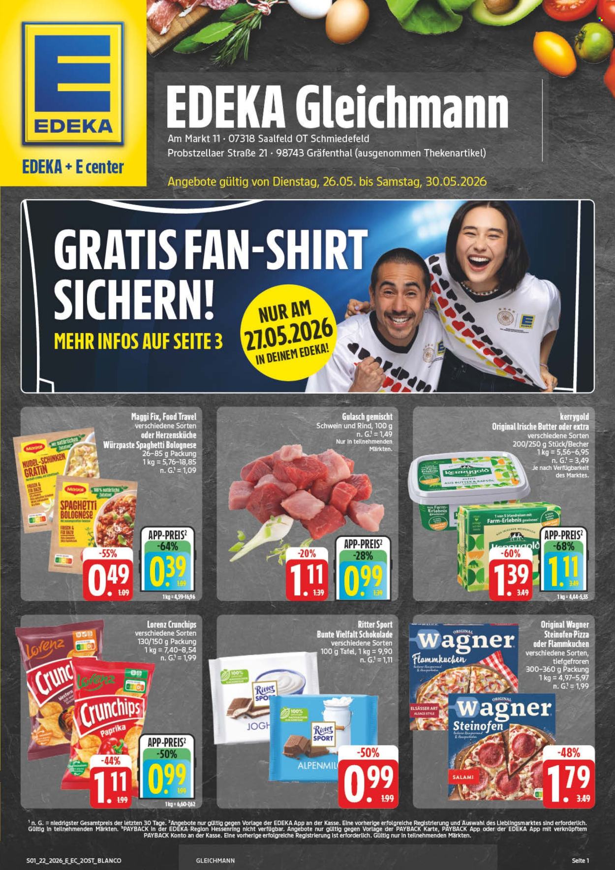 Edeka Prospekte  - 26.05.2026 - 30.05.2026. Seite 1